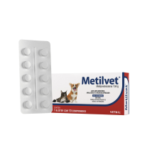 Metilvet 10 mg 10 Compridos 