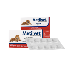 Metilvet 20 mg 120 Comprimidos 