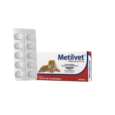 Metilvet 20 mg 10 Comprimidos