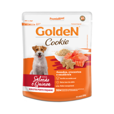 Golden Cookie Cães Adultos Porte Pequeno Sabor Salmão e Quinoa 350gr