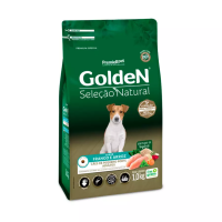 Golden Seleção Natural Cães Adultos de Pequeno Porte Sabor Frango Arroz 1kg