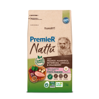 Premier Nattu Cães Filhotes Pequeno Porte Mandioca 2,5 kg